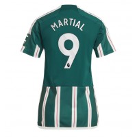 Camisa de Futebol Manchester United Anthony Martial #9 Equipamento Secundário Mulheres 2023-24 Manga Curta
